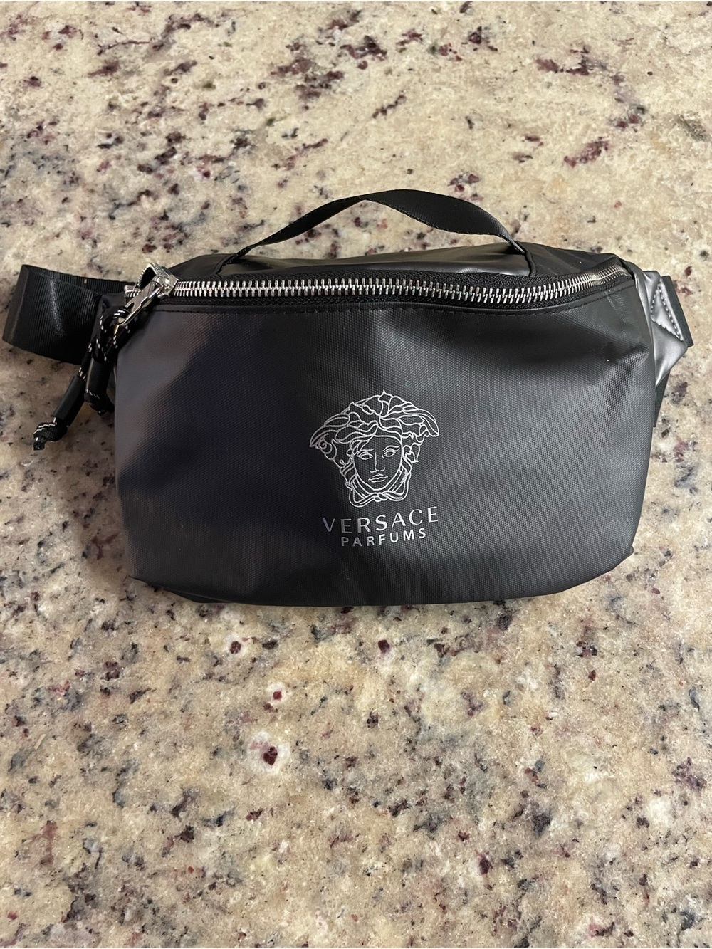 Versace Parfums nylon belt bag subtle Medusa logo emblem Bag travel vacation